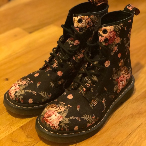 Dr. Martens Shoes - Floral Doc Martens